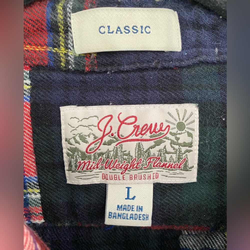 Jcrew Patchwork Mid Weight Flannel - image 2